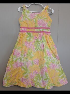 Lilly Pulitzer Girls Size 6 Elephant Dress